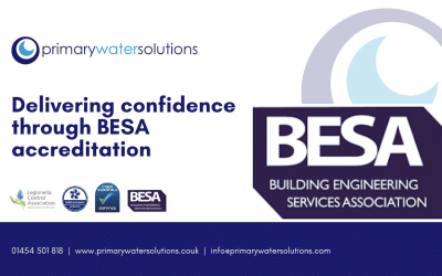 Primary Water Solutions Achieves BESA Accrediation